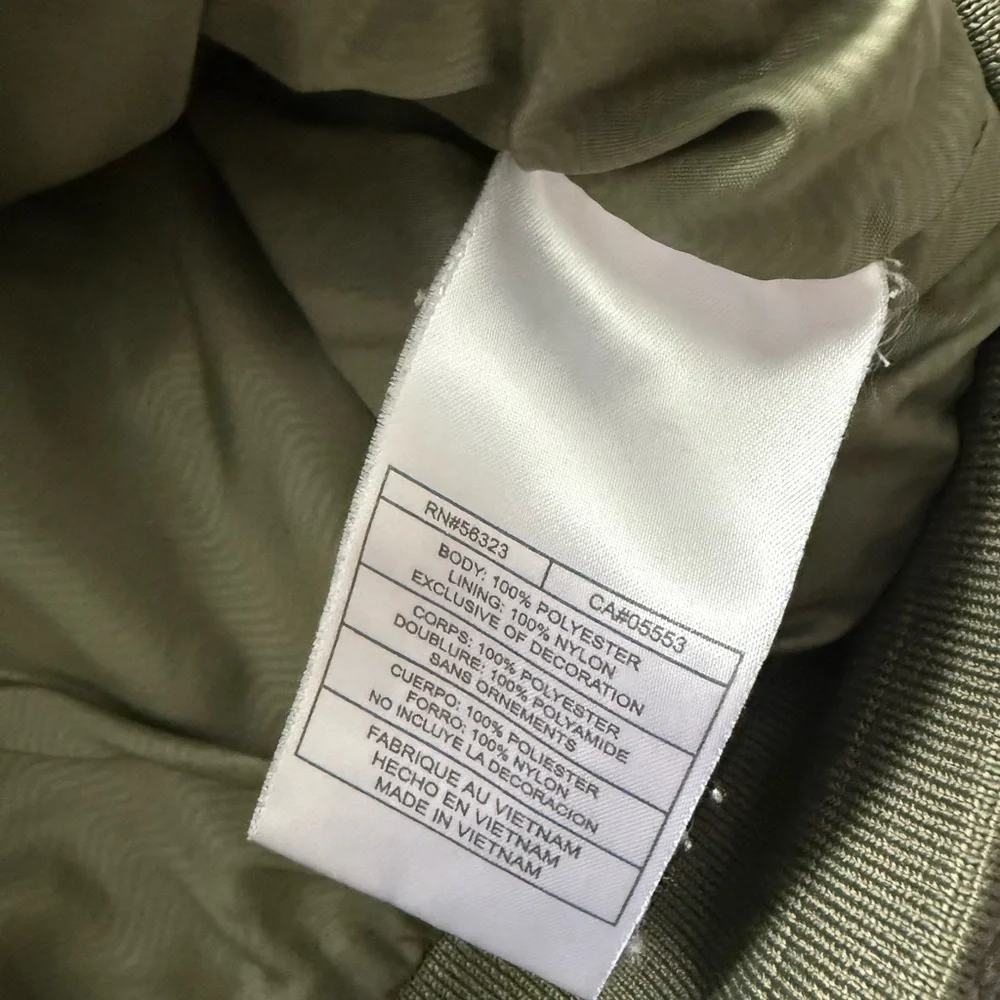 Women’s Vintage Nike Quilted Coat Jacket Size M 8-10 Green and Blue - Picture 5 of 11